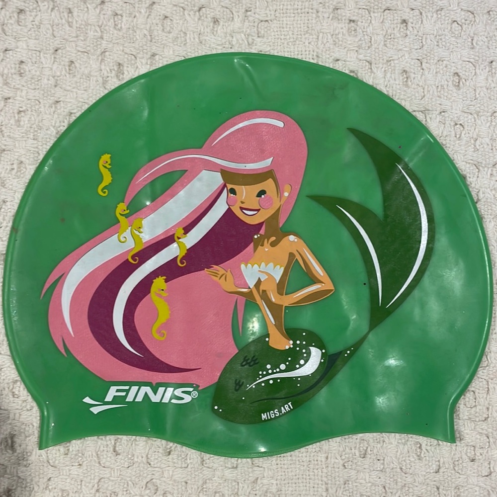 Finis Mermaid Kid’s Silicone Swim Cap